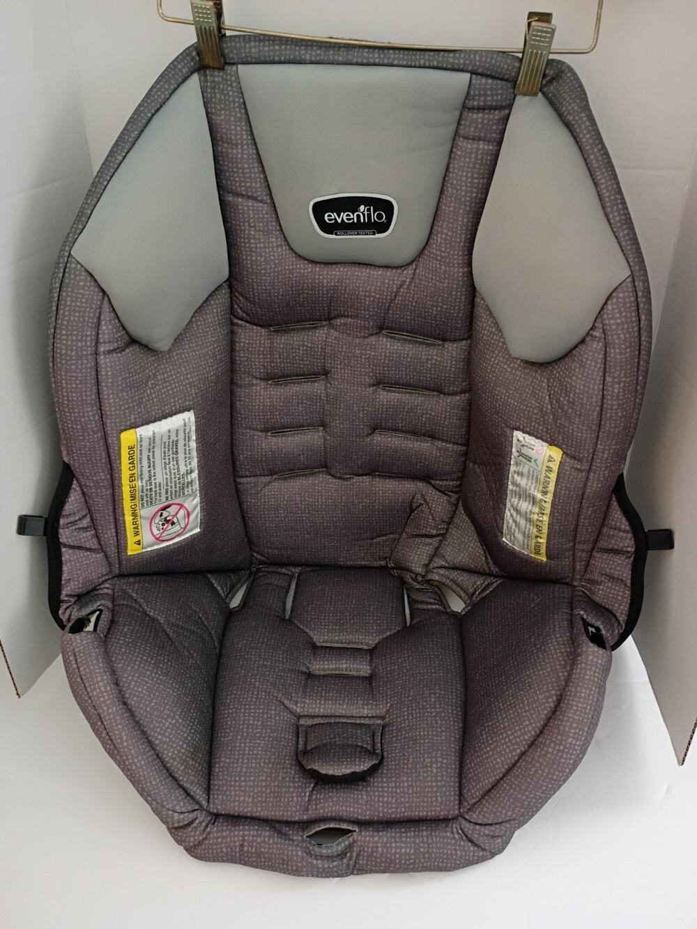 Evenflo Safemax Litemax Gray Baby Seat Cover Fabric Padding Cushion Replacement